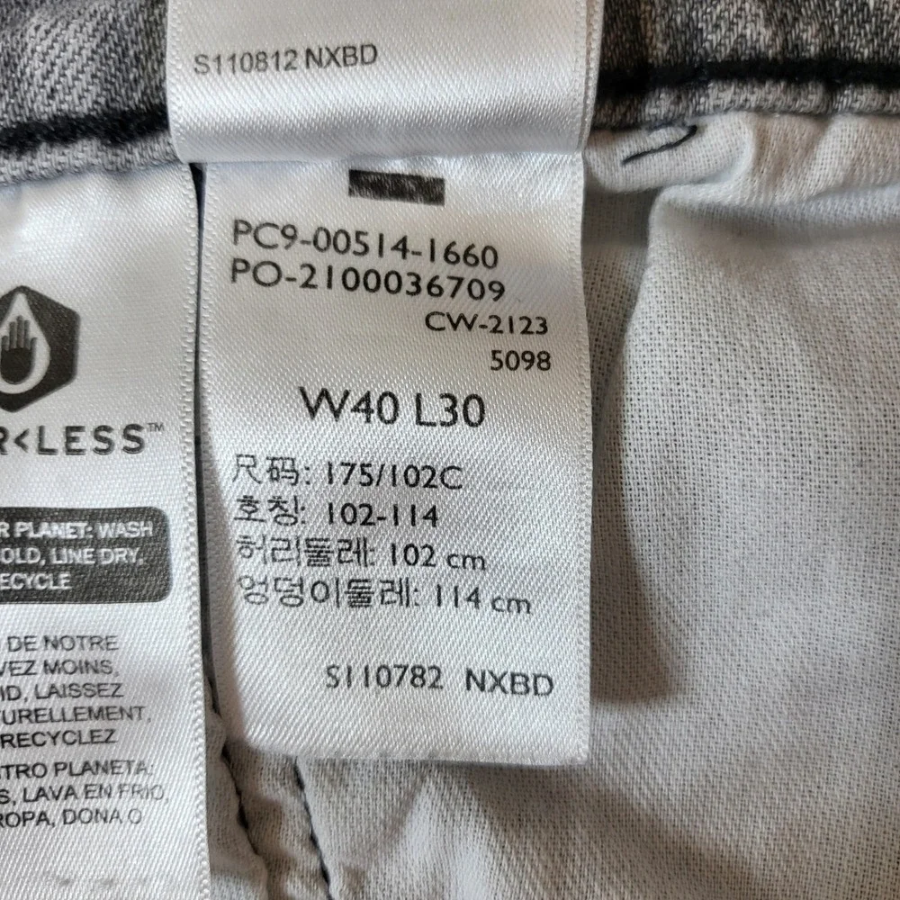Levi's 514 Straight Fit Jeans Mens W40 L30 Fits 40x29 Gray‎ Denim Pants